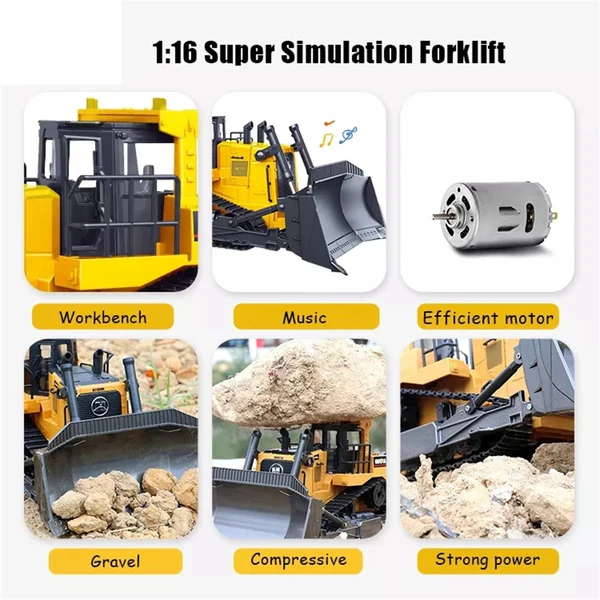 1/16 RC bulldozer 1554