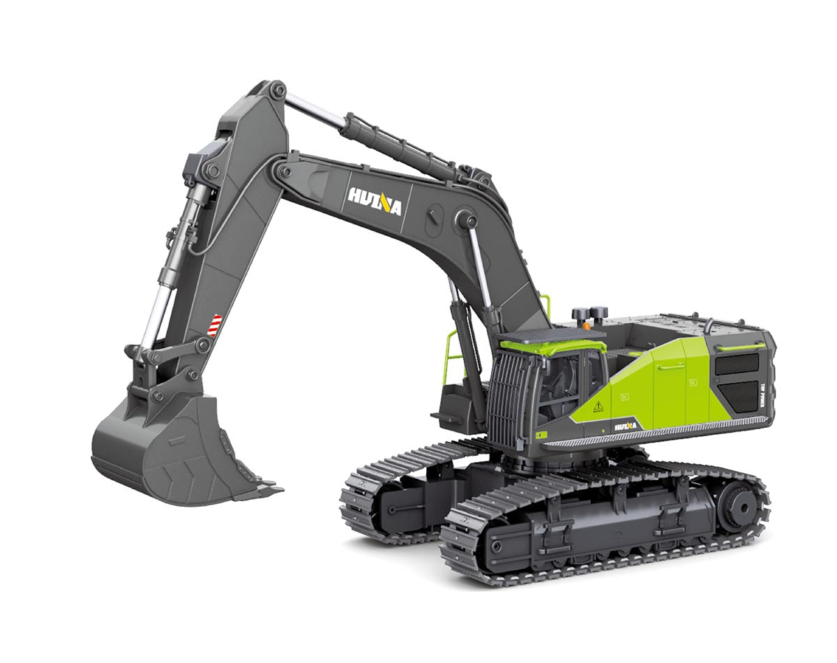 1/14 22CH RC Excavator Green excavator 1593