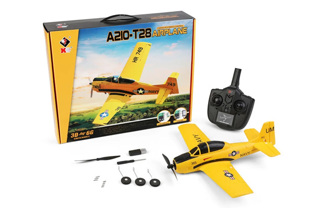 A210 3D/6G 4CH R/C T28 TROJAN BRUSHED A210