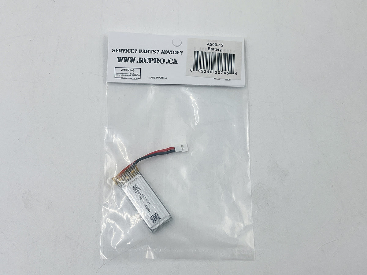 A500 3.7V(400MAH) 20C lipo Battery