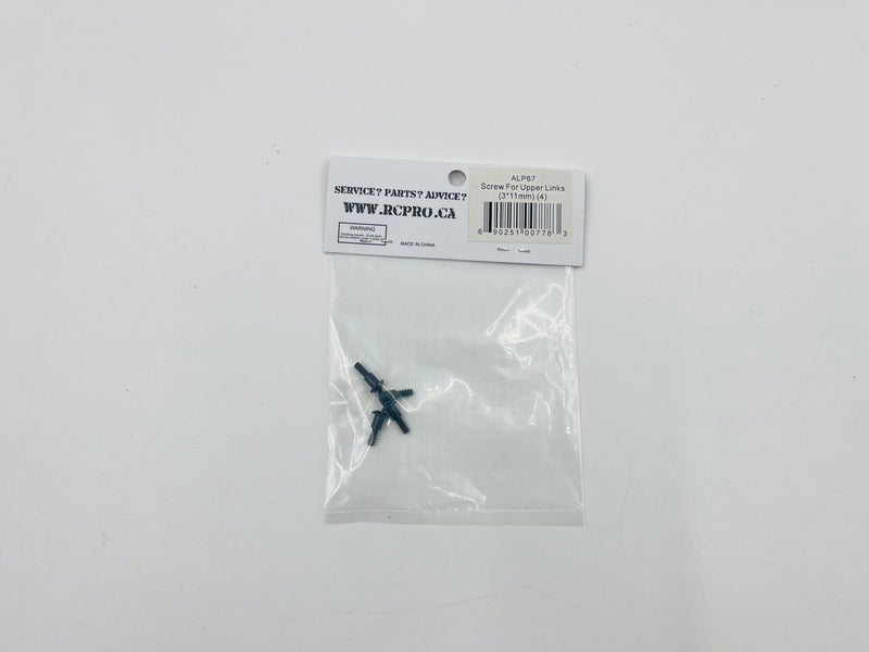 ALPHA Screw For Upper Links (3*11mm) (4) ALP67