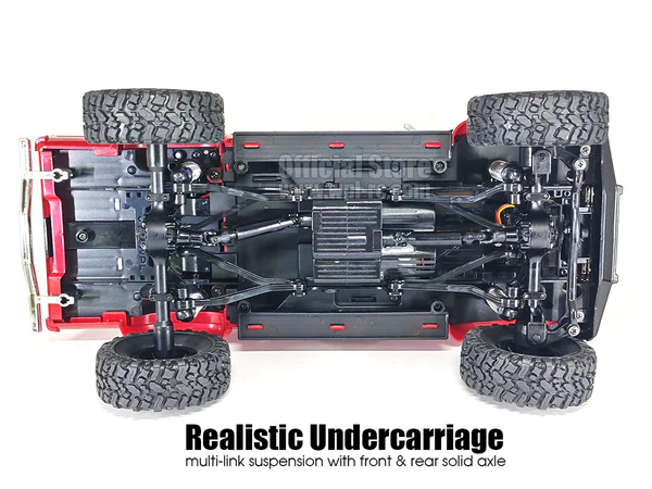 1:16 4WD R/C truck (red, blue, white) C64-1