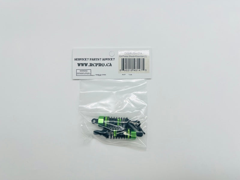 UPGRADED Oil press Shcks(2) DESRUSH-01A
