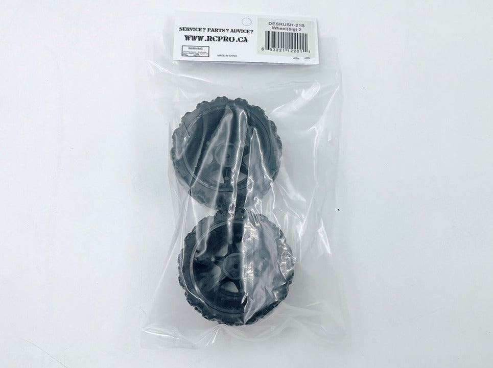 Large 1/18 Wheel & Tire(2) DESRUSH-21B