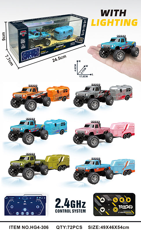 1:64 R/C With APP control - 6-wheeler truck HG4-306