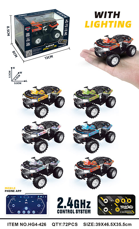 1/64 R/C ATV with APP control HG4-426