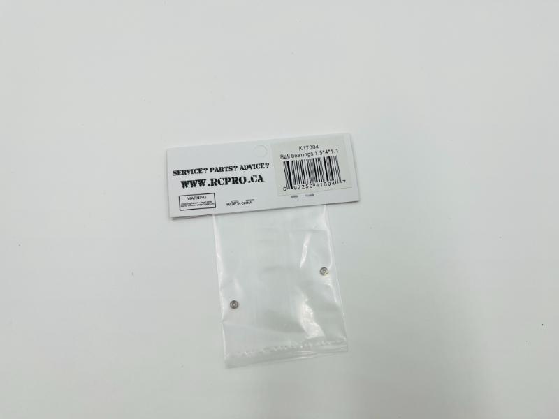 K170 Ball bearings set 1.5*4*1.1 K17004
