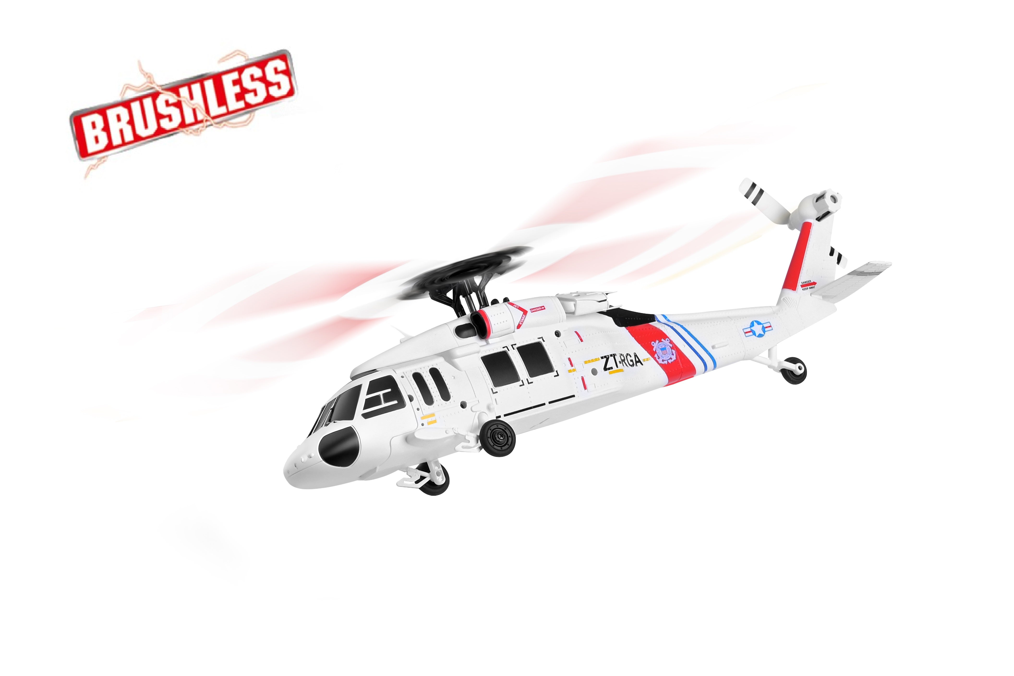 K270 R/C Brushless Black Hawk UH-60L 4CH Flybarless RC Helicopter