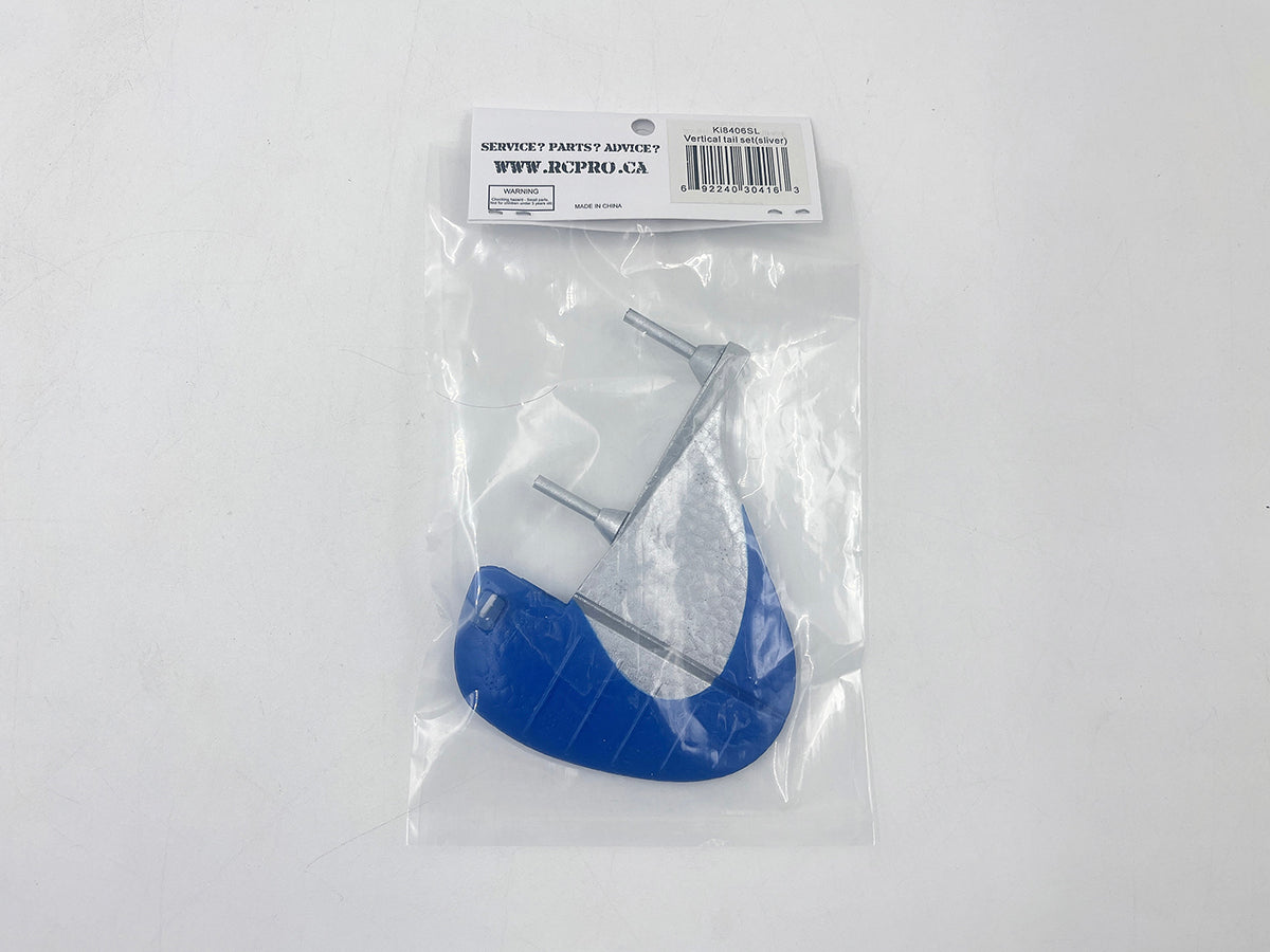 Ki84 – Vertical tail set(silver) Ki8406SL