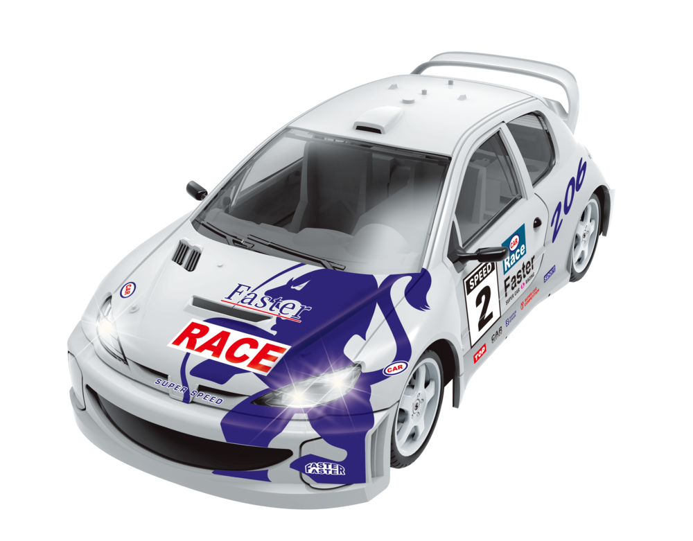 1/28 2.4G 4WD R/C car Gyro LD2802PRO