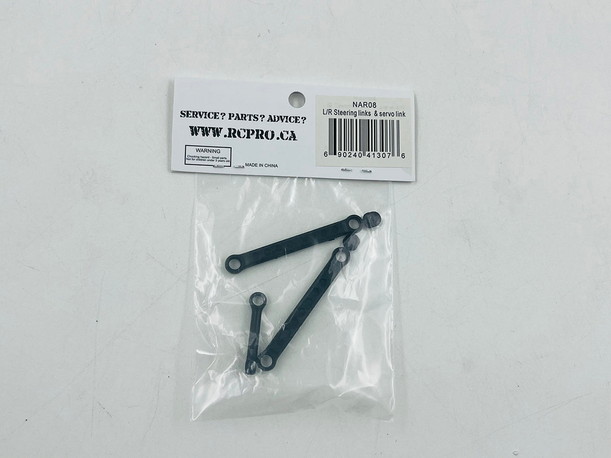 NARLY L/R Steering links & servo link NAR08