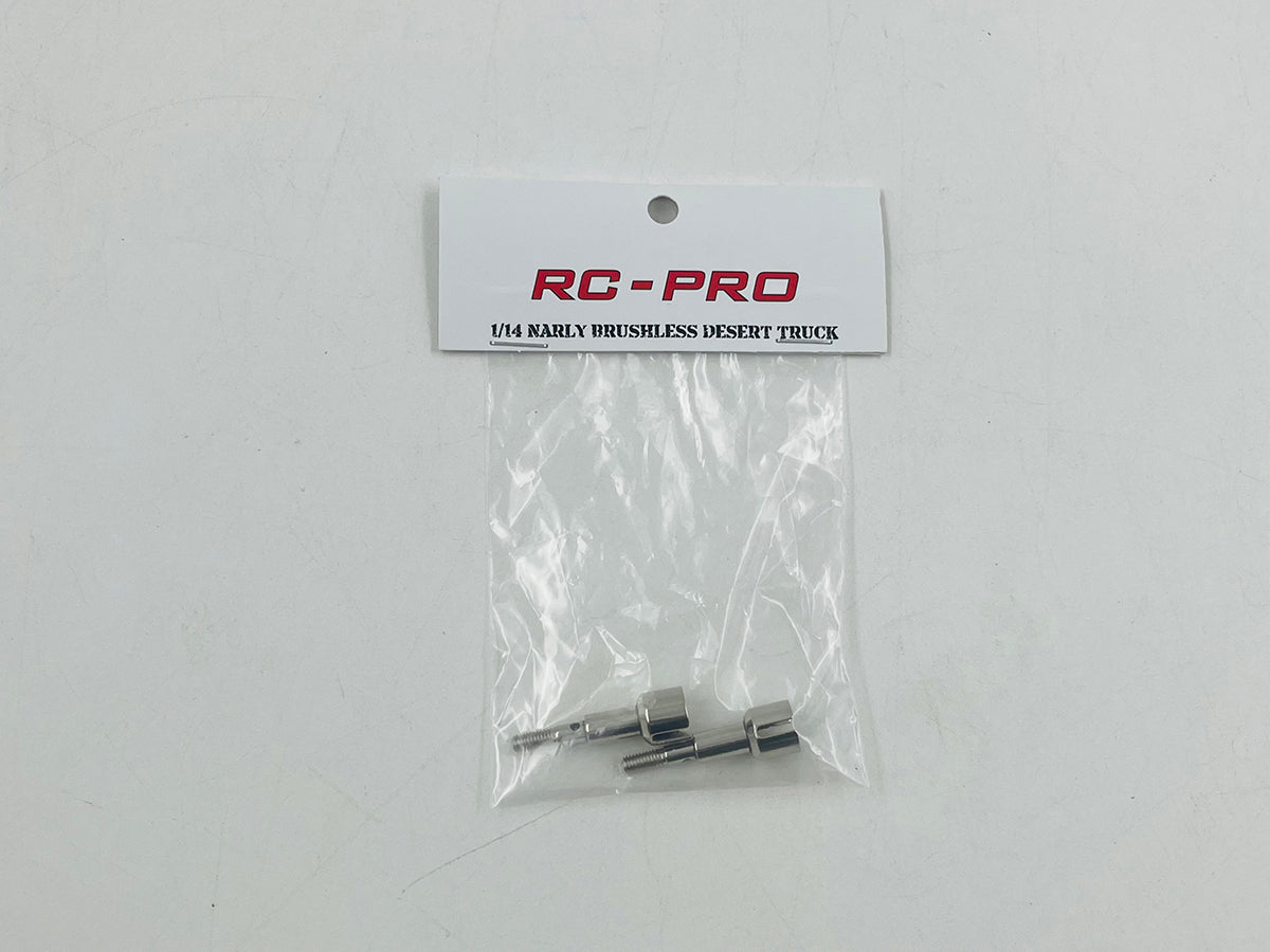NARLY Metal rear wheel shafts(2pc) NAR17P