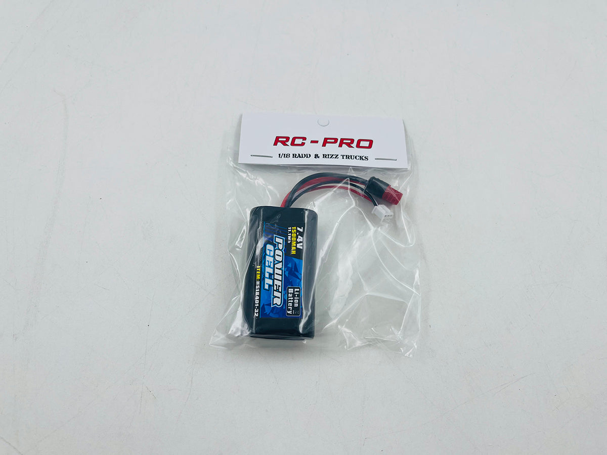 Li-ion Battery Pack (7.4V 1500mAh) R1832P