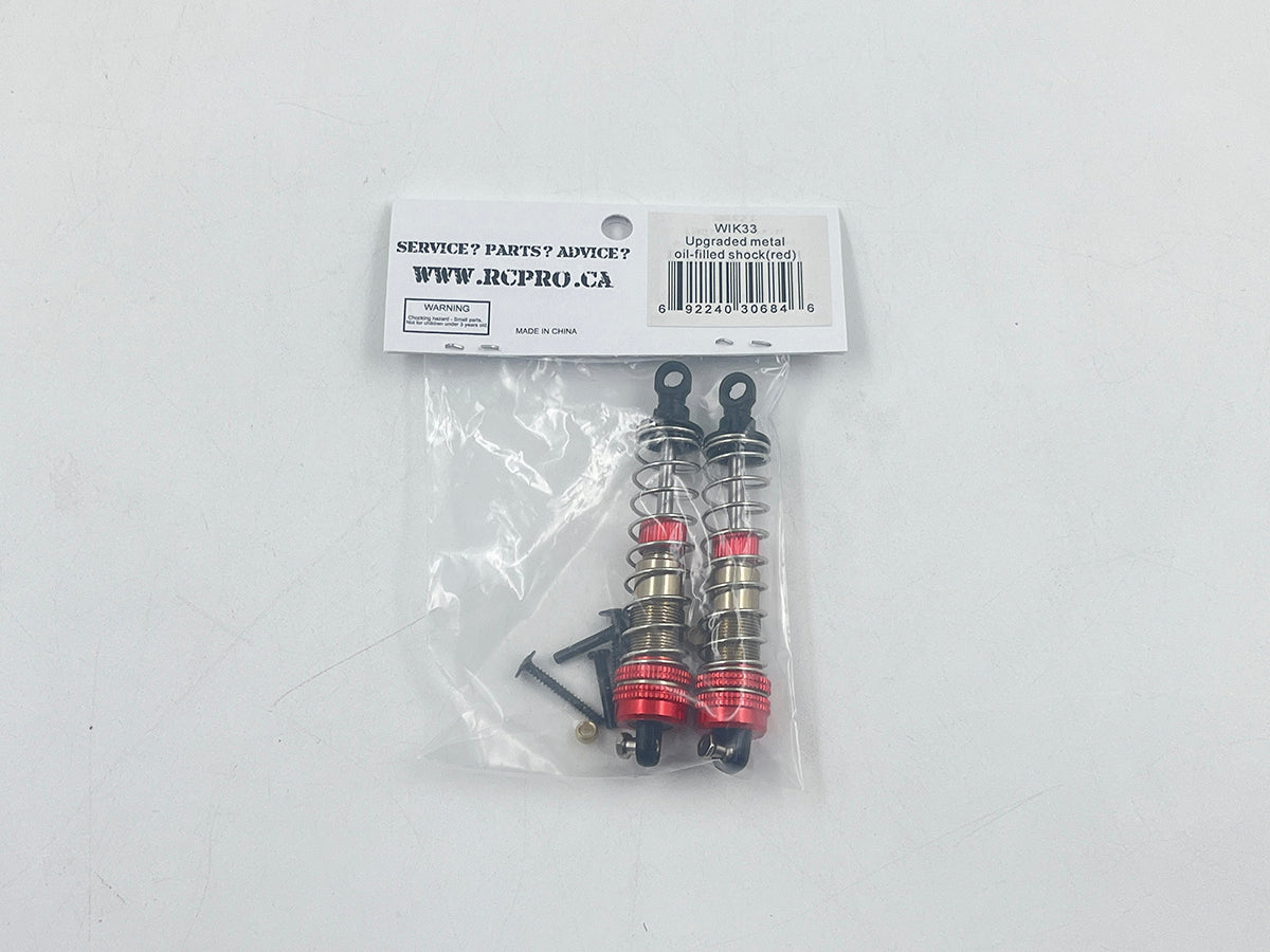 WIKKED Upgraded metal oil-filled shock(red) WIK33