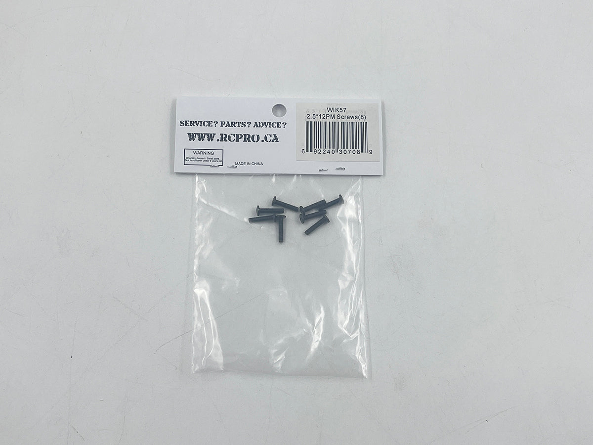 WIKKED 2.5*12PM Screws(8) WIK57