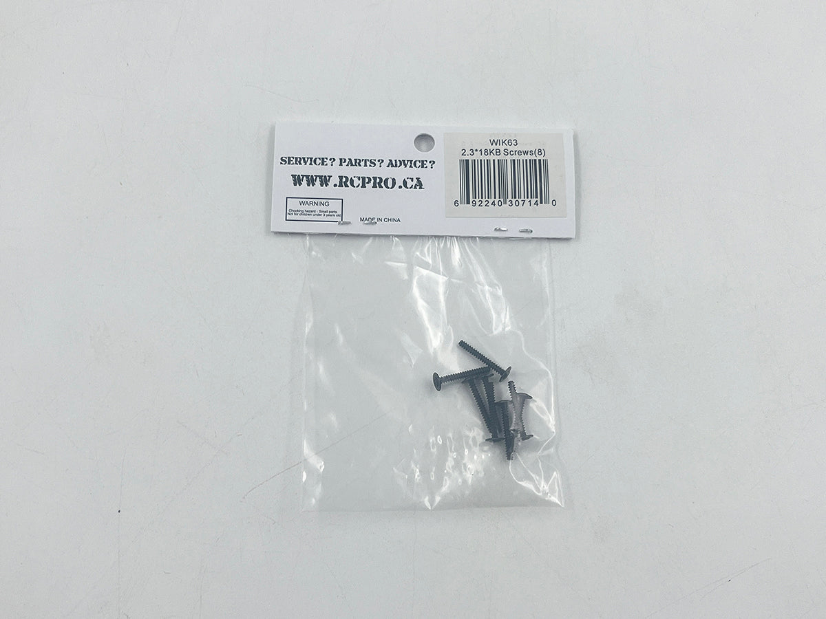 WIKKED 2.3*18KB Screws(8) WIK63