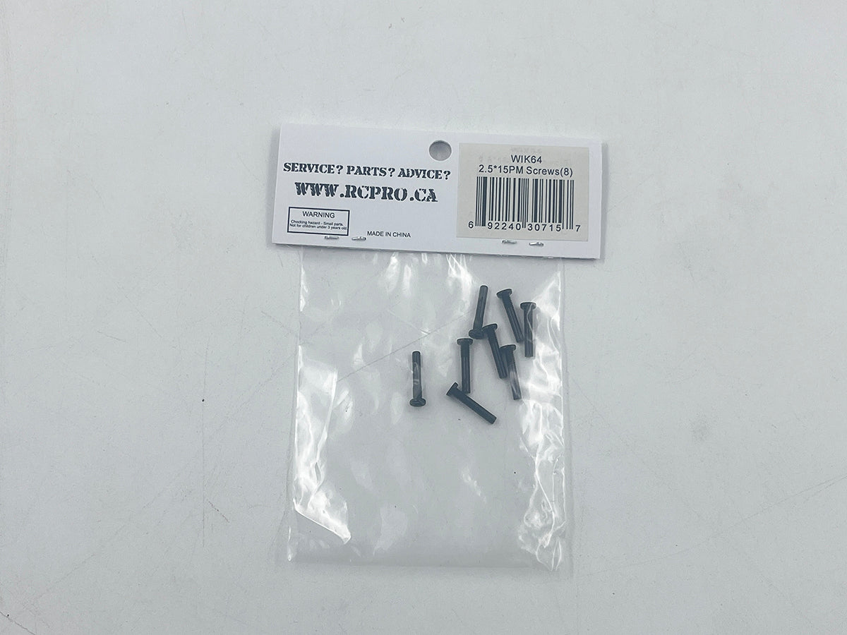WIKKED 2.5*15PM Screws(8) WIK64