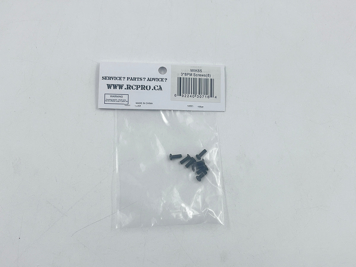WIKKED 3*8PM Screws(8) WIK65