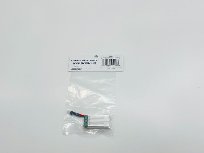 WAKEJET 3.7V 550mAh Lipo battery WJ07