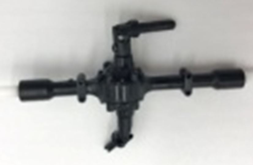 Cast gear intermediate axle (6WD)