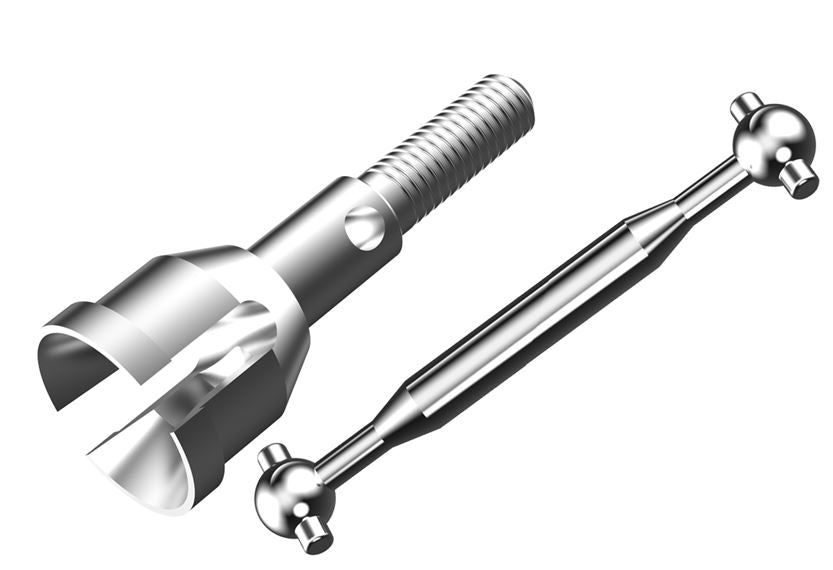 SLYDER16 Rear Metal Drive Shaft Set (2) S1627