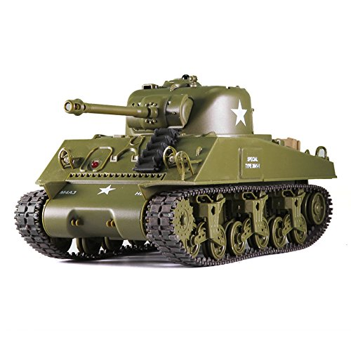 1/30 U.S M4A3 Sherman RC IR Tank 3841-1