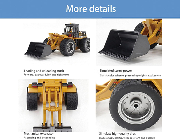 1/18 2.4G 9CH RC Front loader 1532