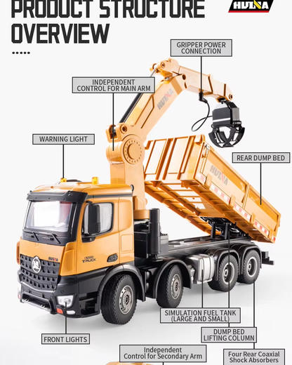 1:14 9ch RC grapple dump truck 1538