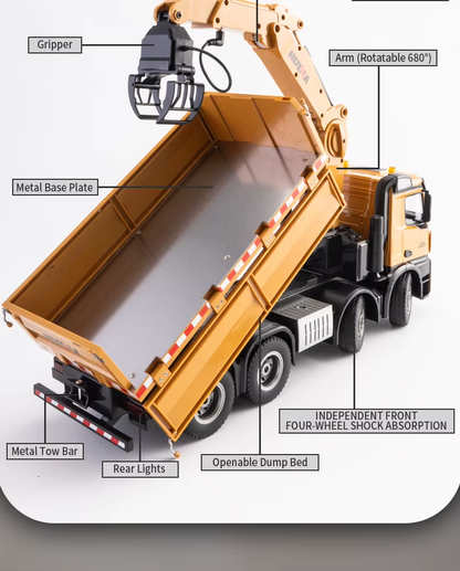 1:14 9ch RC grapple dump truck 1538