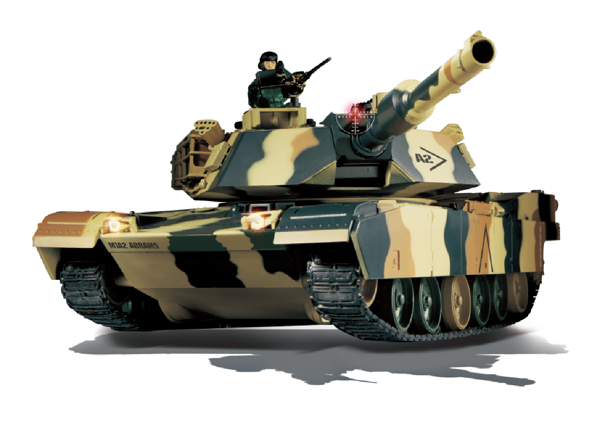 1/24 U.S. Abrams RC IR BB Tank 3816 – RC-PRO