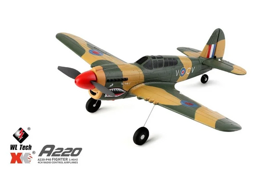 A220 3D/6G 4CH R/C P40 FIGHTER BRUSHED