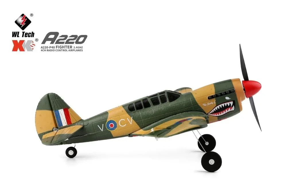 A220 3D/6G 4CH R/C P40 FIGHTER BRUSHED