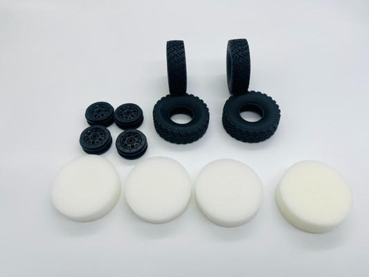 C54 Soft tire with sponge(4pcs) AC013