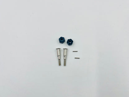 ALPHA Metal Front Axle & Steel shaft Hexagoal (2) ALP48