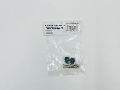 ALPHA Metal Front Axle & Steel shaft Hexagoal (2) ALP48