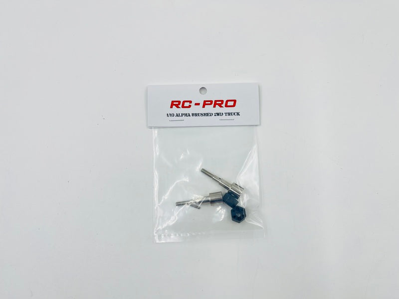 ALPHA Metal Rear Axle & Steel shaft Hexagoal (2) ALP49