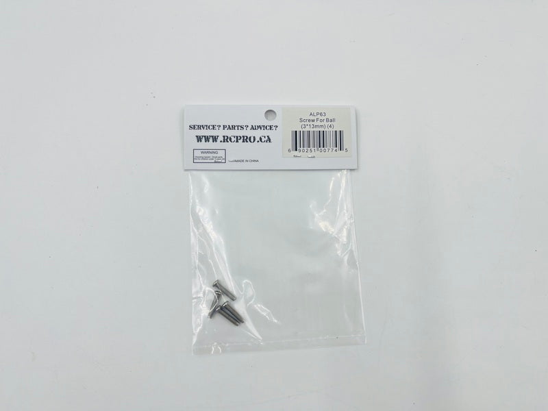 ALPHA Screw For Ball (3*13mm) (4) ALP63
