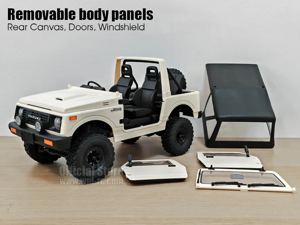 C74-1 1/10 RC Soft-top Suzuki Jimny - RCCRAWLER - RC PRO – RC-PRO