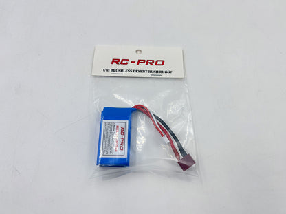 DESERT RUSH- THRASHER- LITTLE MONSTER UPGRADED 7.4V 1200mAh Lipo