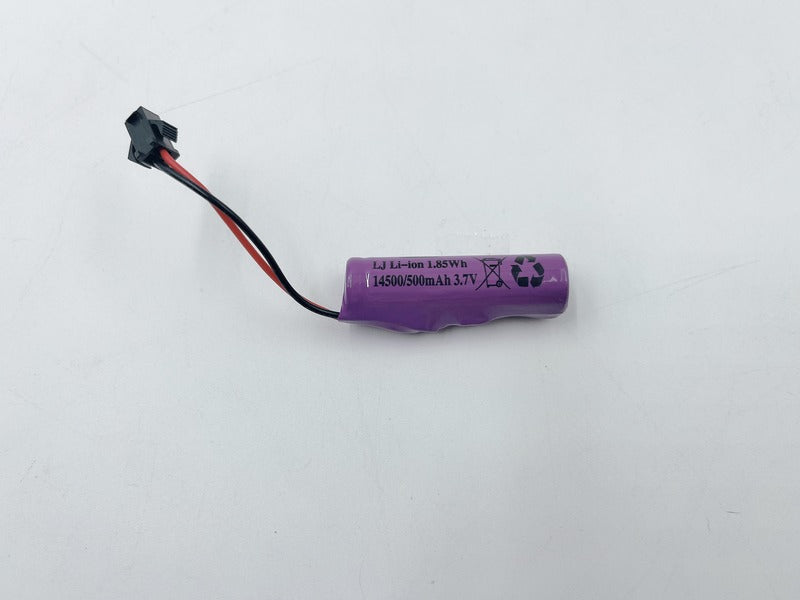 E594 3.7V 500mAh Li-ion Battery - Black square plug E594-004