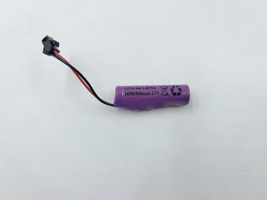 E594 3.7V 500mAh Li-ion Battery - Black square plug E594-004