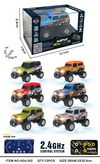 1:64 R/C Bronco Off-Road Vehicle With APP control HG4-242