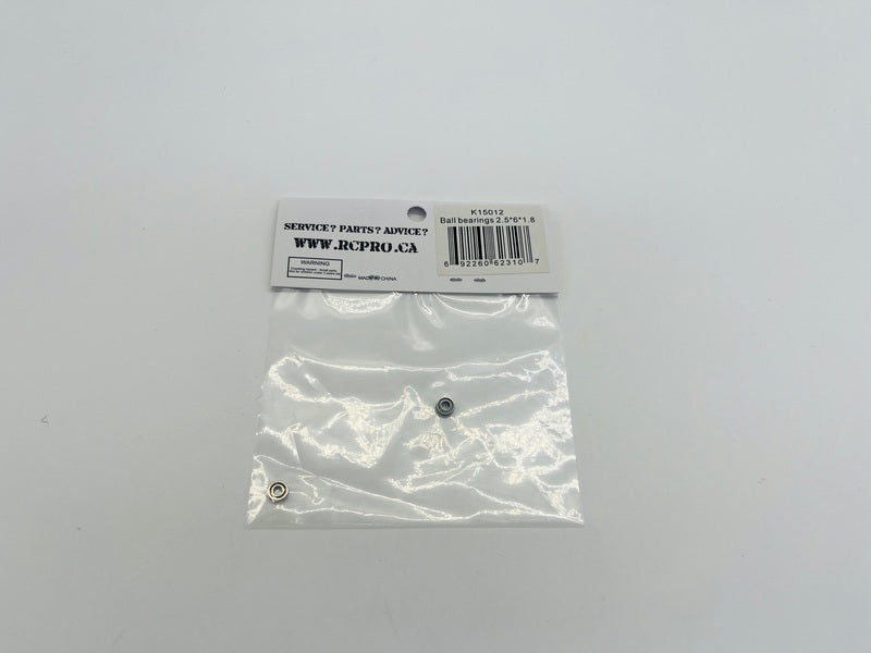 K150 Ball bearings 2.5*6*1.8 K15012