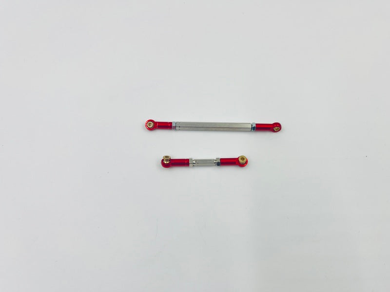 MN82 Steering & servo linkage - Red MNU862R