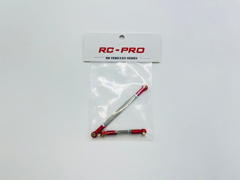 MN82 Steering & servo linkage - Red MNU862R