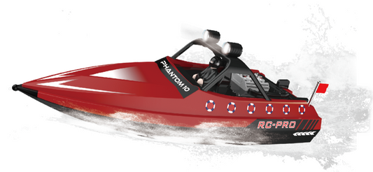 RC Jetboat PHANTOM10 - Red