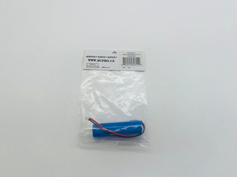 PRO40 Remote battery 3.7V 1200mAh PRO4012