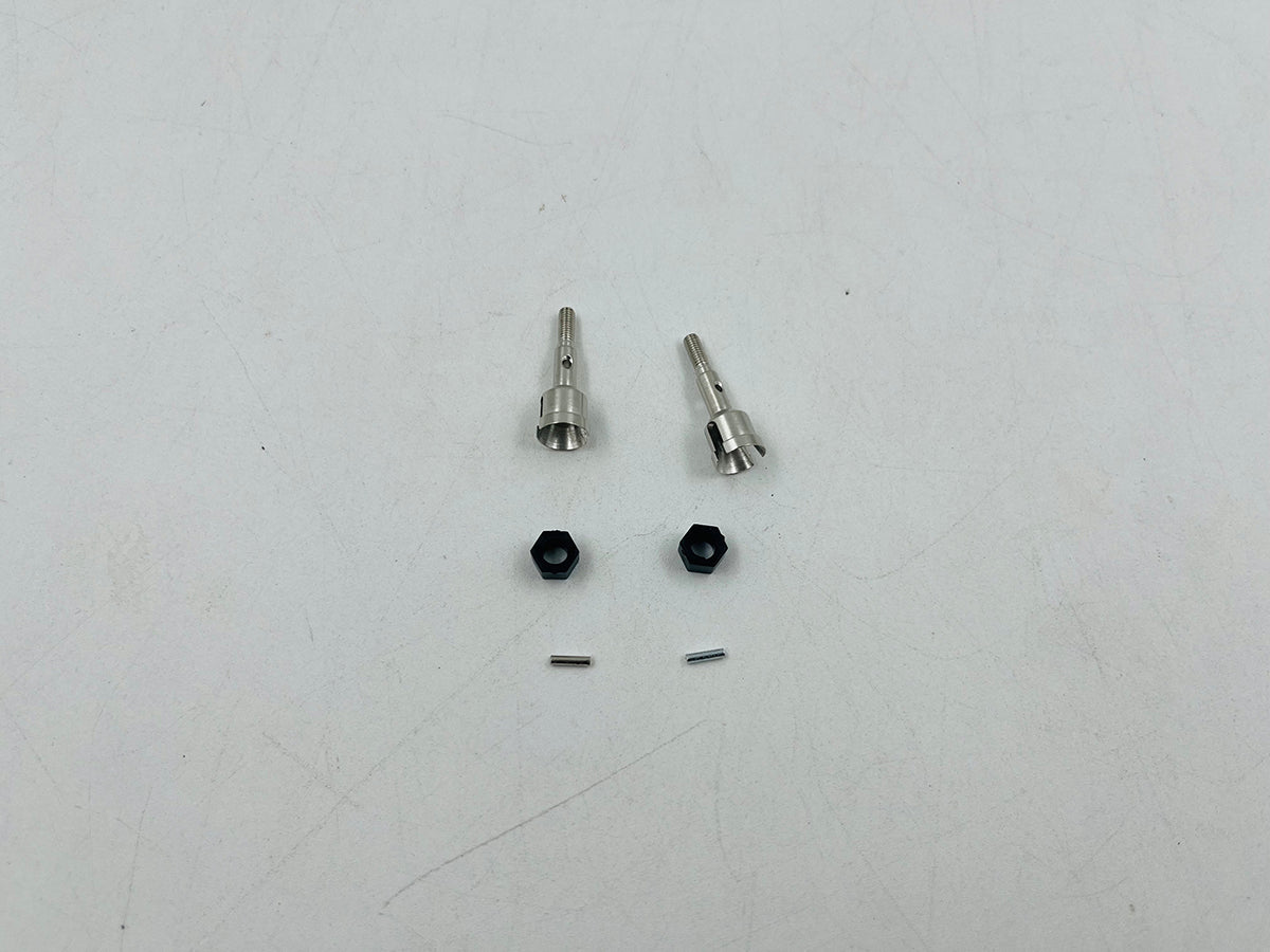 Metal Wheel Shaft And Pins Hex (2PCS) R1817