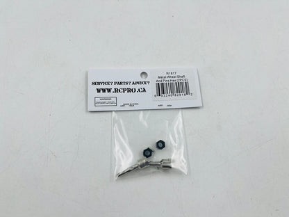 Metal Wheel Shaft And Pins Hex (2PCS) R1817