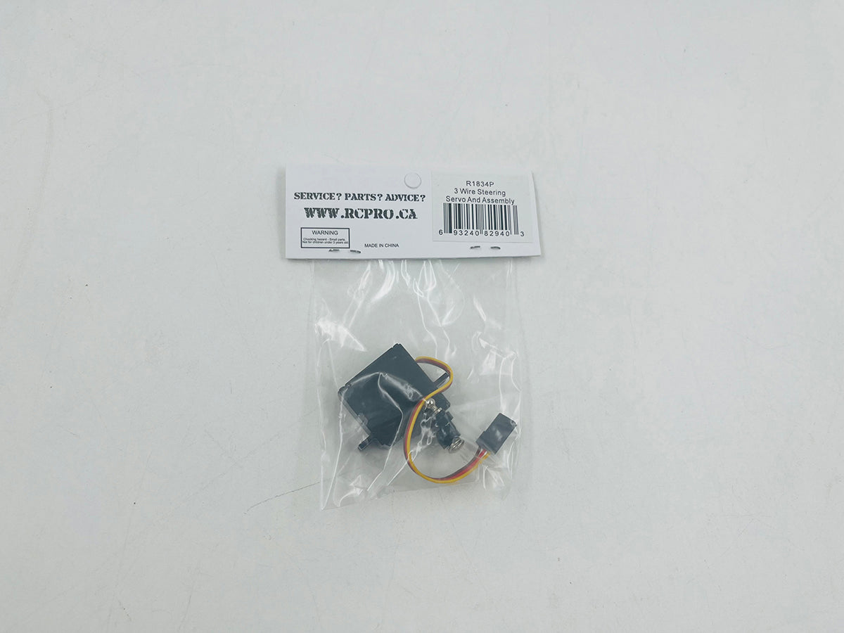 3 Wire Steering Servo And Assembly R1834P